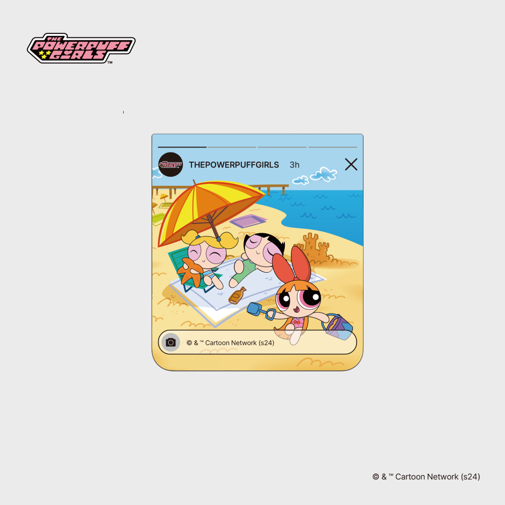 The Powerpuff Girls Summer Flipsuit Card for Galaxy Z Flip6