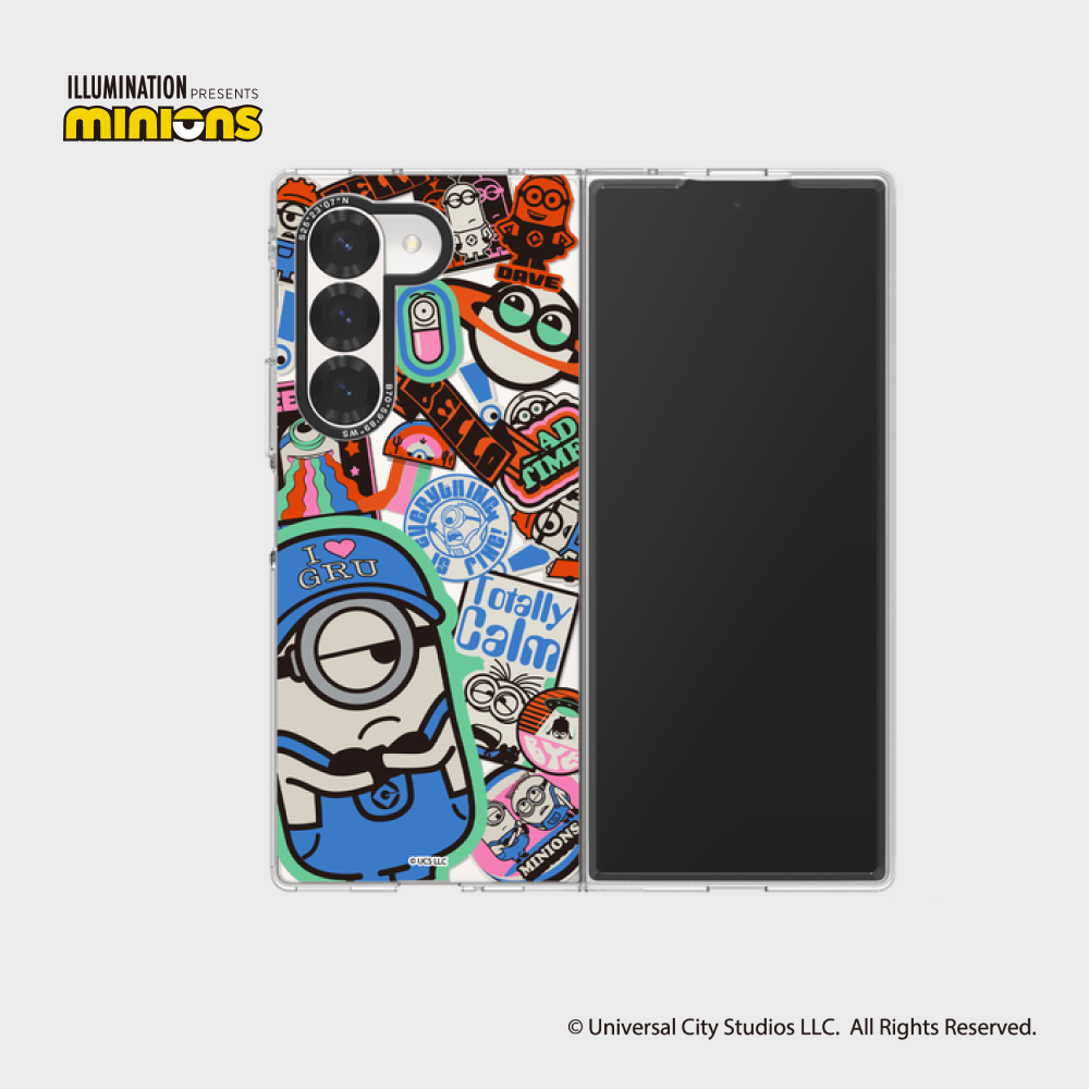 Minions Blue Slim Impression Case for Galaxy Z Fold6