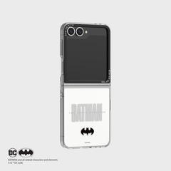 The BATMAN Clear Slim Impression Case for Galaxy Z Flip6