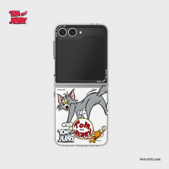 Tom and Jerry Surprised Tom Slim Impression Case for Galaxy Z Flip6