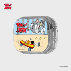 Tom and Jerry Surprised Tom Clear Cover for Galaxy Buds3 Pro