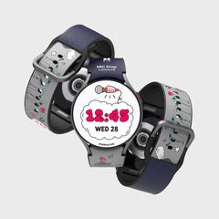 BTS Music Theme MIC Drop Hybrid Watch Strap for Galaxy Watch6 40mm